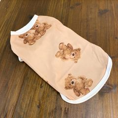 【新品】コーヒーカラーTシャツ　SS    SM〜 M   犬服　ドッグウェア