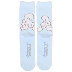 シナモロール クルー丈ソックス 靴下 レディース 女子 サンリオ sanrio キャラクター