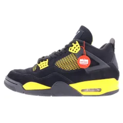 2025年最新】NIKE AIR JORDAN 4 RETRO Thunderの人気アイテム - メルカリ
