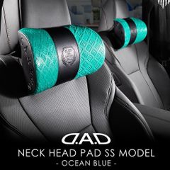 D.A.D ネック ヘッドパッド SSモデル モノグラムレザー オーシャンブルー 1個 DAD ギャルソン