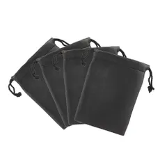 【在庫処分】収納 小物 仕分け クッション性あり 厚手 巾着袋 巾着ポーチ 巾着タイプ 撥水加工 4個セット PUレザーポーチ ONE] BEFORE ALL [CARRY