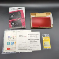 【D10172】newニンテンドー 3DS LL メタリックレッド 中古 動作品