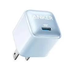 Anker 511 Charger (Nano Pro) PD 20W USB-C 急速充電器【PSE技術基準適合/PowerIQ 3.0 (Gen2)搭載】iPhone 16 / 15 / 14 / 13 Android その他各種機器対応 (ブルー)