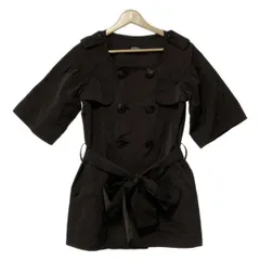 JOURNALSTANDARD(ジャーナルスタンダード) コート レディース美品  - ダークブラウン 半袖/ショート丈/春/夏