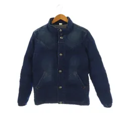 Ron Herman ロンハーマン デニムダウンジャケット 色落ち加工 サイズS Ron Herman - ロンハーマン デニムジャケット 2nd ダメージ加工