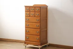 ★事前問合せ必須★ 横浜クラシック家具 ダニエル daniel チェスト 中古 美品 アーリーアメリカン カントリー 小抽斗タンス 引き出し 洋服タンス ハイチェスト リペア+発送まで3週間前後 R-066408