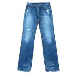 LEVI'S 501 フィリピン製 ボタン裏359 ルーズ テーパードデニム ブルー レディースM リーバイス