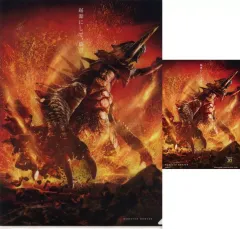 【中古】クリアファイル アカムトルム/起源にして、頂点 A4クリアファイル＆ステッカー ～クエスト名コレクション～ 「一番くじ モンスターハンター 20th Anniversary」 F賞