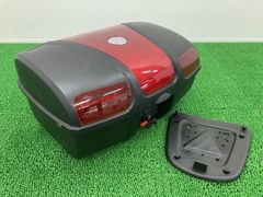 GIVIトップケース マンダリンイエロー ブレーキランプ連動バックレスト 