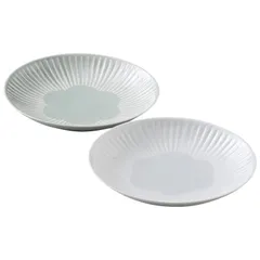 【新着商品】プレート 皿 セット 直径約22cm ペア 電子レンジ可 大皿 食洗器可 花ふわり 日本製 波佐見焼 19897のサムネイル