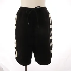 ■極美品■バーバリー■サイド ロゴ ハーフパンツ 半ズボン ズボン ショート ブラック 人気 流行 おしゃれ かっこいい メンズ BGB 0420-1G2【中古】