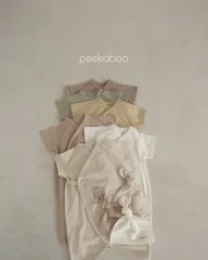 peekaboo【即納・送料無料】マーガリンニューボーンセット margarine newborn set　カバーオール　ベビー ロンパース ボンネット ビーニー new born set　韓国　出産祝い