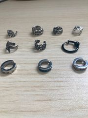 【在庫処分】 イヤーカフ フェイクピアス 10点セット メンズ fp-978