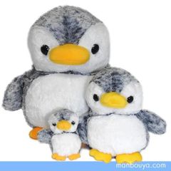 【SALE 10%OFF】 ペンギン ぬいぐるみ キュート販売 CUTE marine collection アストラペンギン グレー3サイズセット