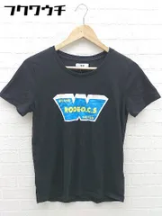 ◇ RCWB ロゴ プリント 半袖 Tシャツ カットソー サイズS ブラック ホワイト ブルー レディース 【中古】 【1002802352904】