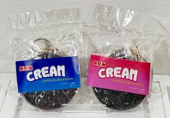 【スクイーズ】（バラ売り可）新品　ジェーン　新触感 CREAM cookies&cream オレオクッキー風 2枚セット