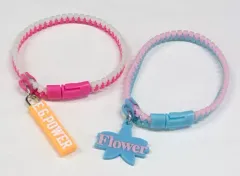 【中古】アクセサリー(非金属)(女性) [単品] Flower ジッパーブレスレット(2本セット) 「E.G.POWER 2019 ～POWER to the DOME～」