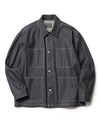 【新品タグ付】MR.OLIVE　メンズ　デニムジャケット　ブラック　M 10oz オールシーズン デニム / ビックシルエットTYPE-2 Gジャン
