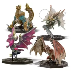 【中古】フィギュア 4体セットボックス(リオレウス/ジンオウガ/メル・ゼナ/アマツマガツチ) 「モンスターハンター」 カプコンフィギュアビルダー キューブ