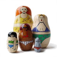 ハッピー ホット ガールズ マトリョーシカ | DETAIL Happy Hot Girls プレゼント ギフト おしゃれ おもしろ雑貨 インテリア MIDORI KOMATSU