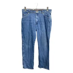 Wrangler デニムパンツ W36 ラングラー レギュラーフィット ビッグサイズ ブルー メキシコ製 古着卸 アメリカ仕入 2501-868