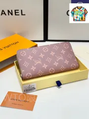 【今日特価】Louis Vuitton ルイヴィトン クラシック シリーズ ウォレット フルオープンジッパー設計と原寸ハードウェア搭載