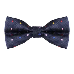 [Allegra K] 蝶ネクタイ ボウタイ リボン 水玉 柄 パーティー 入学式 結婚式 メンズ レディース