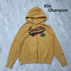 90s Champion チャンピオン sweat hoodie スウェットパーカー ジップパーカー シアトル アメフト 日本サラリー トリコタグ 復刻 玉FL3900
