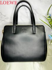 ㉗ LOEWE オールド ロエベ ハンドバッグ ブラック ⿊