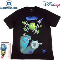 D022★日本未発売インポート商品★モンスターズインク 新品 Monsters Inc Tシャツ ブラック サリー マイク ランドール ブー 半袖 メンズ レディース アニメ Disney ディズニー pixer ピクサーレア ペアルック 誕生日プレゼント