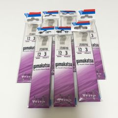 【7点セット】がまかつ gamakatsu 流線袖サイズ12ハリス3