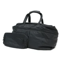 美品 PORTER ポーター ナイロン バッグ ボストン ハンド ショルダー 鞄 カバン ブラック 黒 肩掛け スクエア ファスナー ジップ 旅行 大容量 拡張 シンプル 普段使い 軽量 ブランドのサムネイル