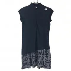 ✴未使用品✴【ニューバランス】new balance　ゴルフワンピース ニューバランスゴルフ NB エンボスロゴラメボタンワンピース