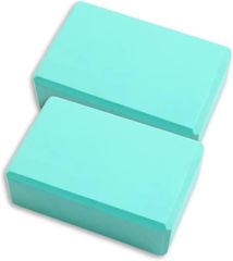 Neutral Zenith ヨガブロック ヨガグッズ 体幹 ストレッチ エクササイズ ピラティス フィットネス ヨガポーズ 高密度EVA素材 軽量 撥水 水洗い可 2個セット(グリーン)のサムネイル