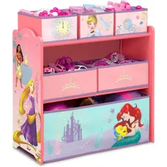 M DeltaN Disney プリンセス おもちゃ収納ラック TB87244PS PRINCESS MULTI BIN ORGANIZER デルタ ディズニー プリンセス 収納ボックス おもちゃ箱 おもちゃ かわいい マルチオーガナイザー 子供部屋 インテリ