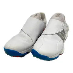 中古 アディダスゴルフ adidas GOLF ゴルフシューズ  24cm ホワイト×ブルー ツアー360 22 ボア 2E〜3E相当 [GY5342]