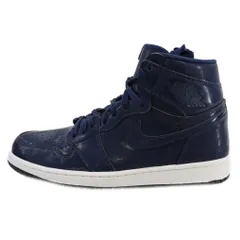 NIKE (ナイキ)  AIR JORDAN 1 RETRO HIGH OG DSM エアジョーダン 1 レトロ ハイ ドーバーストリートマーケット ハイカットスニーカー ネイビー US9.5/27.5cm 789747-401