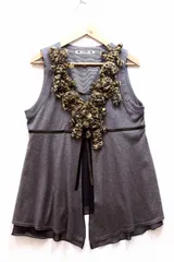 ❤️再値下げ★アルベロベロ❣️リバーシブルベスト AOYAMA 【洋服の青山】オールシーズン グレー系 リバーシブルベスト