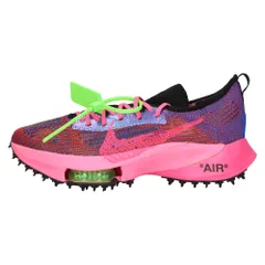 NIKE (ナイキ) ×OFF-WHITE AIR ZOOM TEMPO NEXT%/OW オフホワイト エアズーム テンポ ネクスト% フライニット ローカットスニーカー ピンク US12/30cm CV0697-400のサムネイル