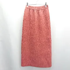 ◇ ⊂ BEAUTY & YOUTH UNITED ARROWS ウエストゴム ロング タイト ナロー スカート サイズS オレンジ系 レディース E  【1503050004954】