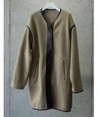 【新品】YOKE（ヨーク）REVERSIBLE BOA COAT YK19AW0055C SAND BEIGE