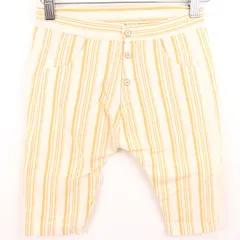 トコト ヴィンテージ パンツ 未使用 ストライプ コットン/リネン ボトムス ベビー 男の子用 12Mサイズ イエロー系 TOCOTO VINTAGE 【中古】