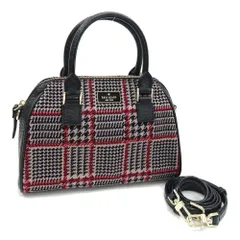  ケイトスペード 2WAYハンドバッグ ブラック レッド