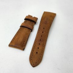 松下庵 時計用レザーベルト M74｜ビンテージブラウン｜26-26mm - メルカリ