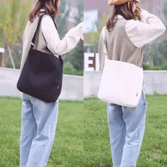 キャンバス 帆布 肩掛け レディース ファスナー付き 肩掛け ショルダーバッグ トートバッグ マザーバッグ カバン