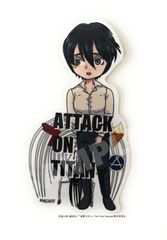 進撃の巨人 ミカサ ダイカットステッカー