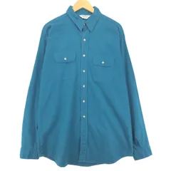 古着 70~80年代 ファイブブラザー Five Brother 長袖 シャモアクロスシャツ USA製 メンズXL相当 ヴィンテージ/eaa486547