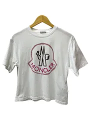 MONCLER (モンクレール) 半袖Tシャツ コットン H10938C00009 XS ホワイト レディース/036