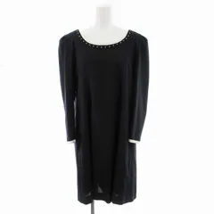フォクシー ブティック FOXEY BOUTIQUE ワンピース ロング 長袖 ビジュー ウール 42 XL グレー /MMのサムネイル