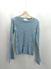 ◇ ⊇ CIAOPANIC TYPY チャオパニックティピー リブ編み 長袖 ニット サイズONE ブルー系 レディース E  【1412090009549】